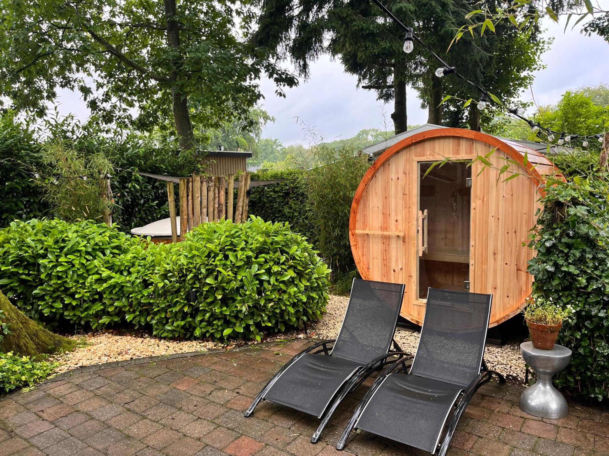 Het Verwende Nest Lodge, Wellness Lodge, Hottub & Sauna Voorthuizen Ngoại thất bức ảnh